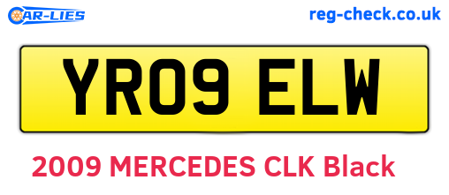 YR09ELW are the vehicle registration plates.