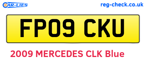 FP09CKU are the vehicle registration plates.