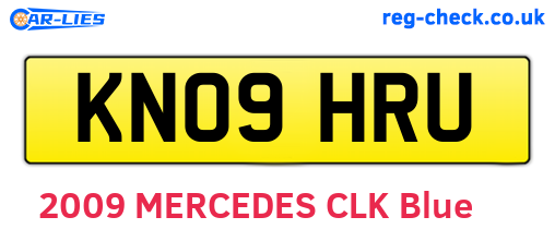 KN09HRU are the vehicle registration plates.
