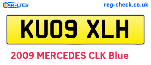 KU09XLH are the vehicle registration plates.