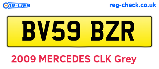 BV59BZR are the vehicle registration plates.