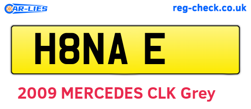 H8NAE are the vehicle registration plates.