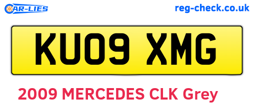 KU09XMG are the vehicle registration plates.