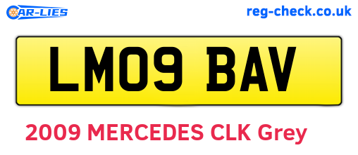 LM09BAV are the vehicle registration plates.