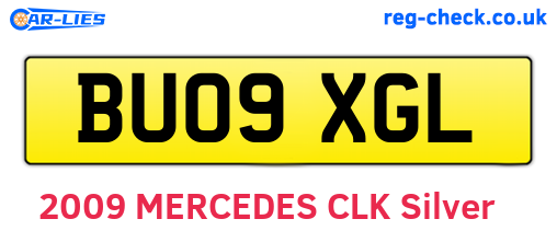 BU09XGL are the vehicle registration plates.