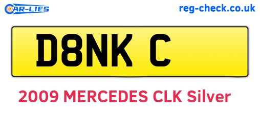 D8NKC are the vehicle registration plates.