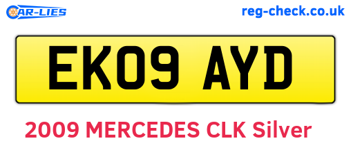 EK09AYD are the vehicle registration plates.