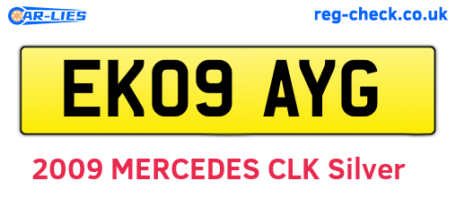 EK09AYG are the vehicle registration plates.