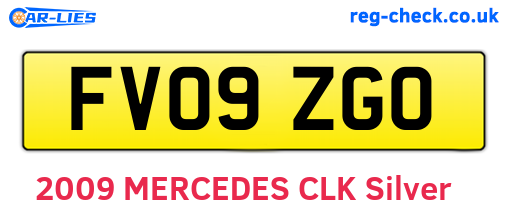 FV09ZGO are the vehicle registration plates.