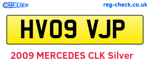 HV09VJP are the vehicle registration plates.