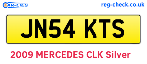 JN54KTS are the vehicle registration plates.