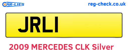 JRL1 are the vehicle registration plates.