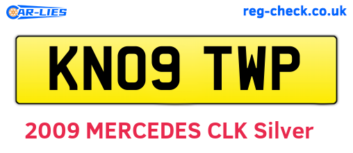 KN09TWP are the vehicle registration plates.