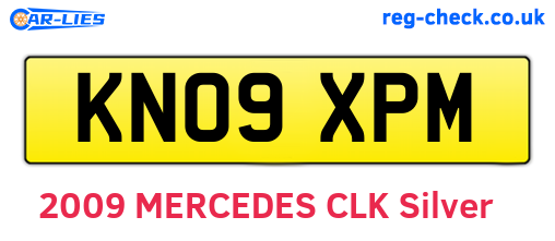 KN09XPM are the vehicle registration plates.