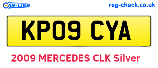 KP09CYA are the vehicle registration plates.