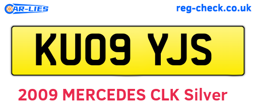 KU09YJS are the vehicle registration plates.