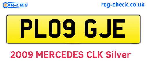 PL09GJE are the vehicle registration plates.
