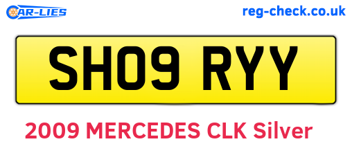 SH09RYY are the vehicle registration plates.