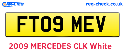 FT09MEV are the vehicle registration plates.
