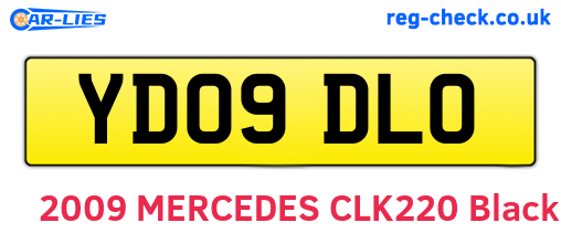 YD09DLO are the vehicle registration plates.