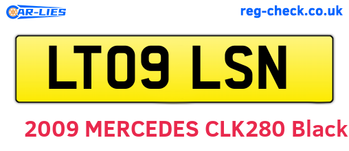 LT09LSN are the vehicle registration plates.