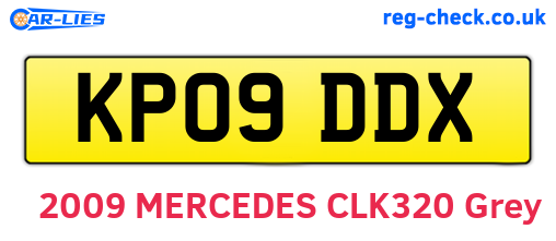 KP09DDX are the vehicle registration plates.