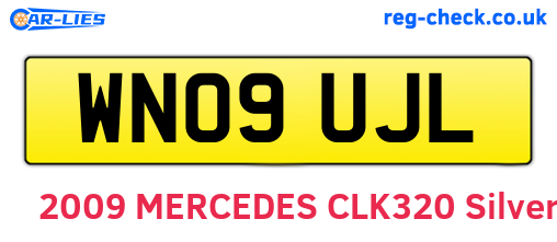 WN09UJL are the vehicle registration plates.