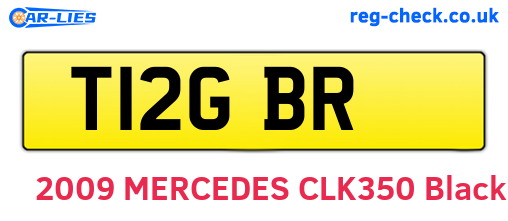 T12GBR are the vehicle registration plates.