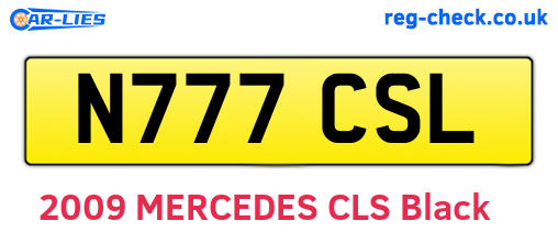N777CSL are the vehicle registration plates.