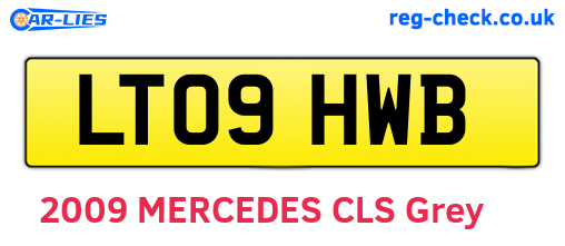 LT09HWB are the vehicle registration plates.