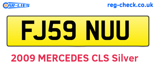 FJ59NUU are the vehicle registration plates.