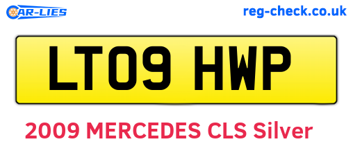 LT09HWP are the vehicle registration plates.