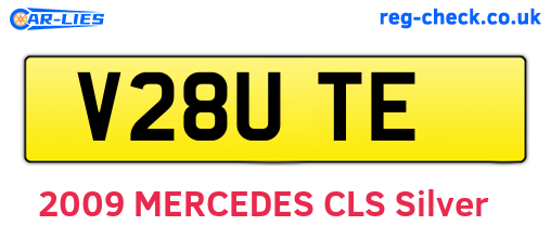 V28UTE are the vehicle registration plates.