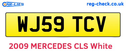 WJ59TCV are the vehicle registration plates.