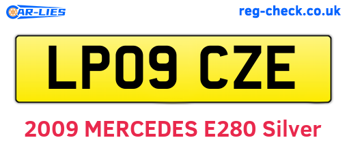 LP09CZE are the vehicle registration plates.