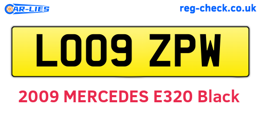 LO09ZPW are the vehicle registration plates.