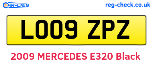 LO09ZPZ are the vehicle registration plates.