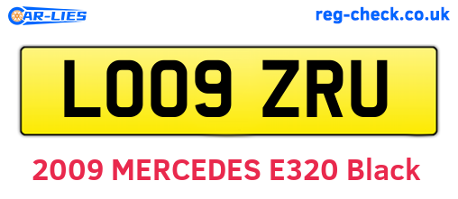 LO09ZRU are the vehicle registration plates.