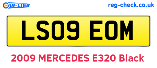 LS09EOM are the vehicle registration plates.