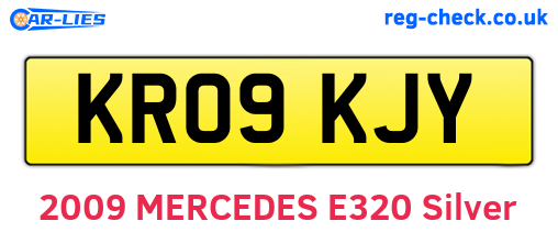 KR09KJY are the vehicle registration plates.