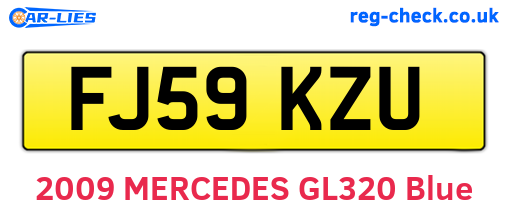 FJ59KZU are the vehicle registration plates.