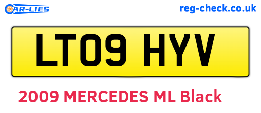 LT09HYV are the vehicle registration plates.