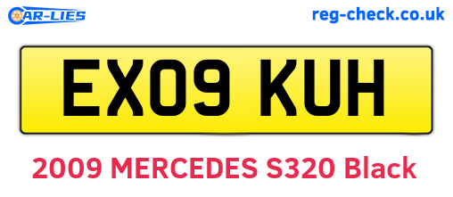 EX09KUH are the vehicle registration plates.