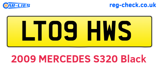 LT09HWS are the vehicle registration plates.