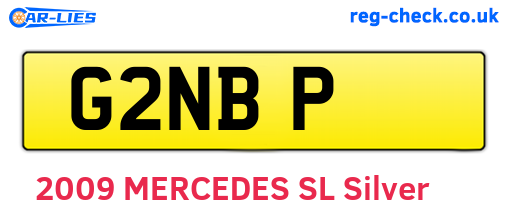 G2NBP are the vehicle registration plates.