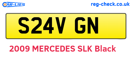 S24VGN are the vehicle registration plates.