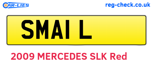 SMA1L are the vehicle registration plates.
