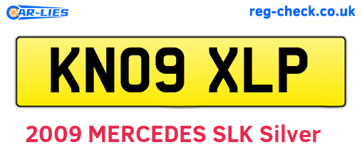 KN09XLP are the vehicle registration plates.