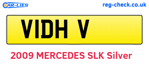 V1DHV are the vehicle registration plates.