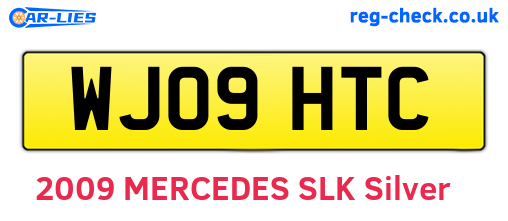 WJ09HTC are the vehicle registration plates.